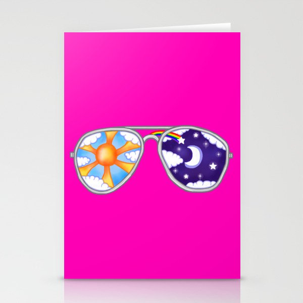 Day and Night Visions Stationery Cards