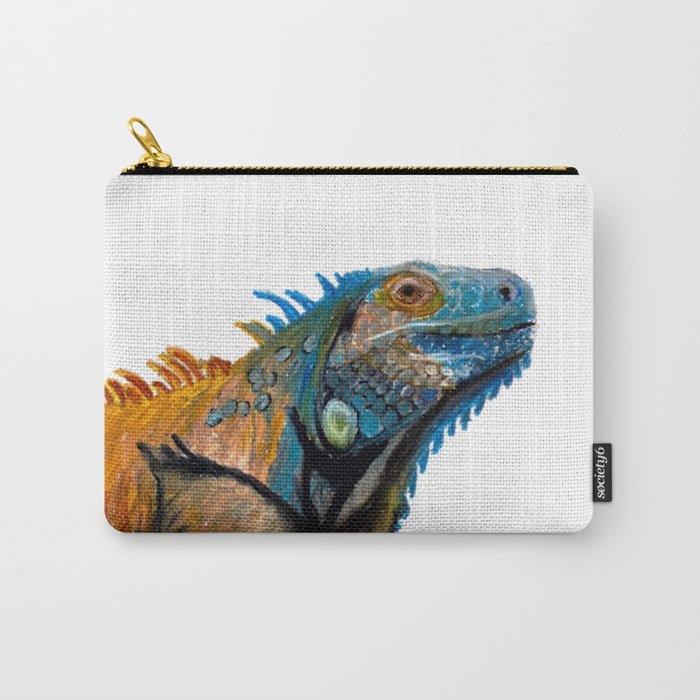 Colorful Lizard Carry-All Pouch