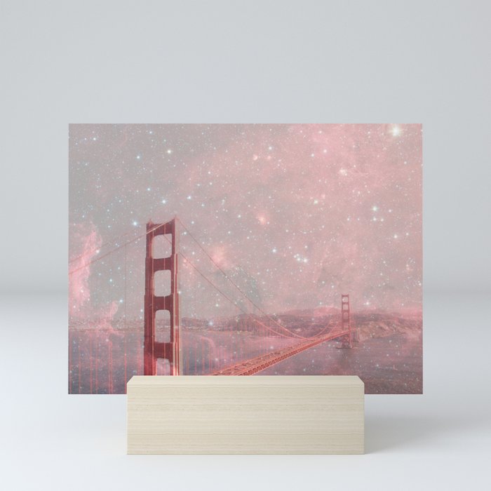 Stardust Covering San Francisco Mini Art Print