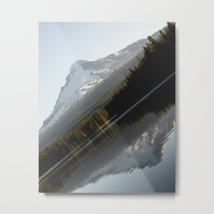 Mountain Slide Metal Print