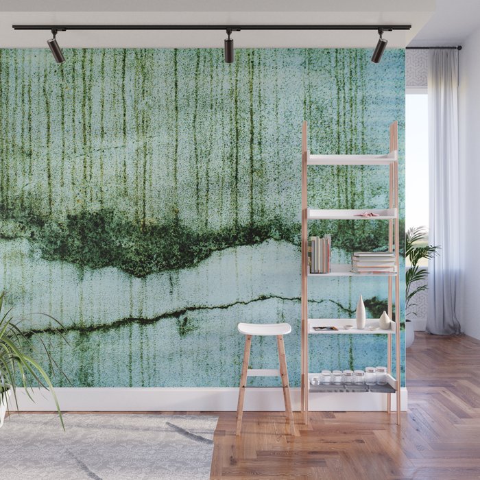Wall with a river view Wall Mural