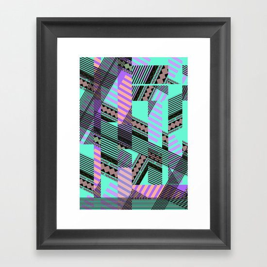 ELECTRIC TUNELS /// Framed Art Print
