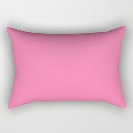 Shocking Pink Bubblegum Rectangular Pillow
