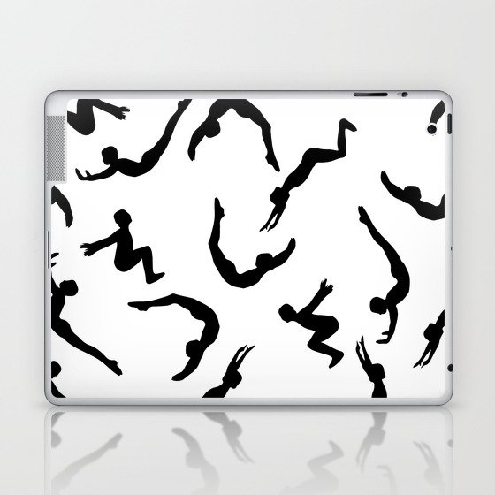Sports pattern - Gymnastics Flickflack Laptop & iPad Skin