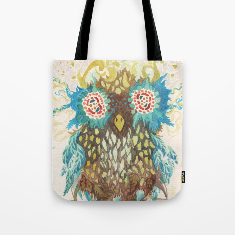 owl tote bag