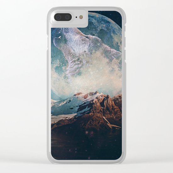 Lake Moon Clear iPhone Case