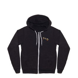 Gnome and frogs Zip Hoodie