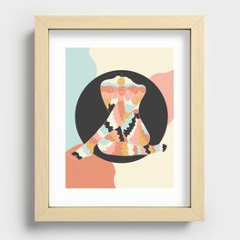 Abstraction pt2 Recessed Framed Print