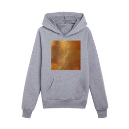 Chic Rustic Copper Gold Kids Pullover Hoodies
