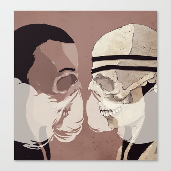 Skull Mask Canvas Print