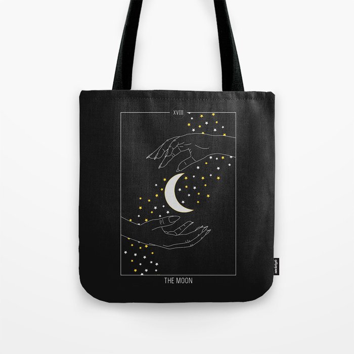 The Moon - Tarot Illustration Tote Bag