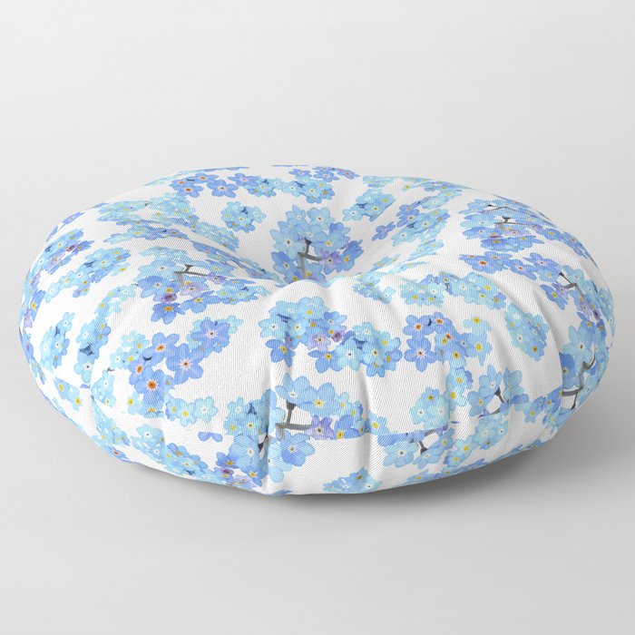 Forget me not I Floor Pillow