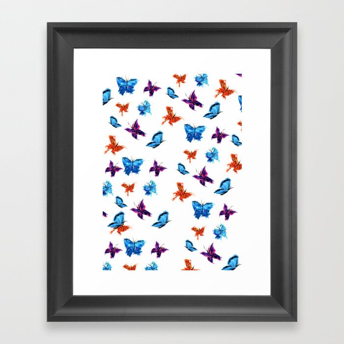 Butterflies Framed Art Print