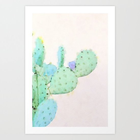Sweet Cactus Art Print