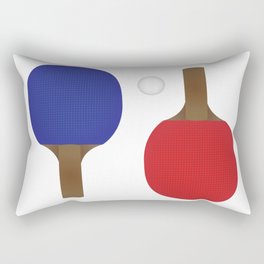 Ping Pong Rackets Rectangular Pillow