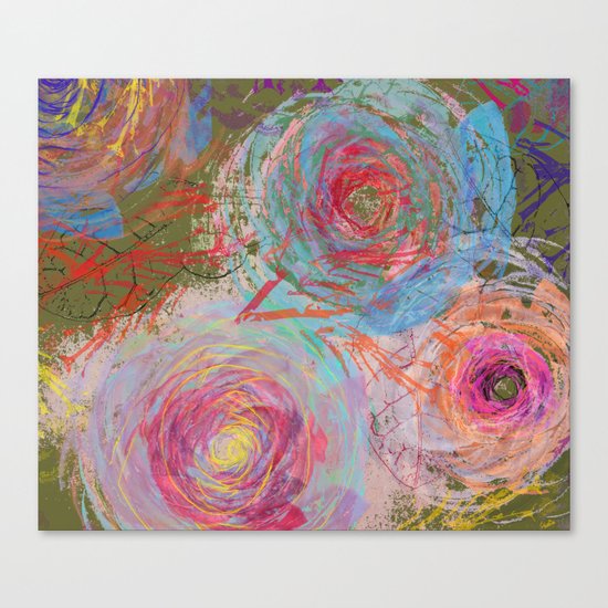 Floral abstract(38) Canvas Print
