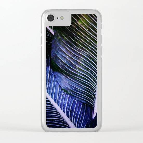 galactic leaves Clear iPhone Case