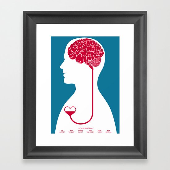 eternal sunshine of the spotless mind Framed Art Print