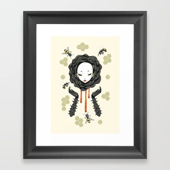 Honey Framed Art Print