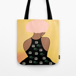 Woman At The Meadow 05 Tote Bag