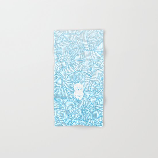 Yarn Ball Pit Hand & Bath Towel