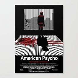 American Psycho - Poster Canvas Print