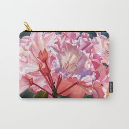PEACH COLORED RHODODENDRON BLOSSOMS Carry-All Pouch