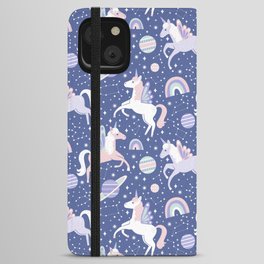 Candy Coated Space Unicorns iPhone Wallet Case