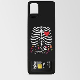 Cute Halloween Pregnancy Skeleton Baby Girl Android Card Case