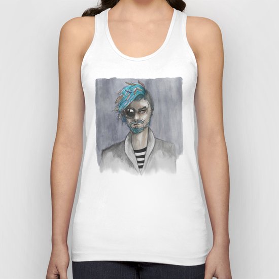 Bearded Unisex Tank Top