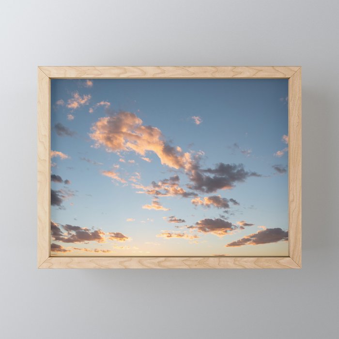 Clouds Framed Mini Art Print