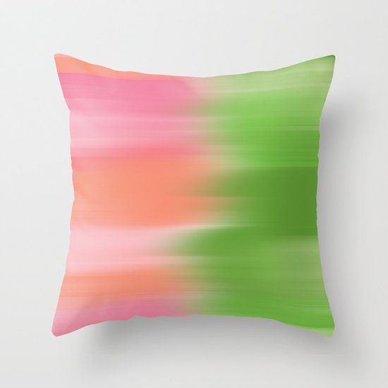 Summers Garden Throw Pillow