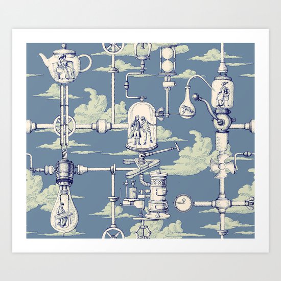 Apnea City Art Print