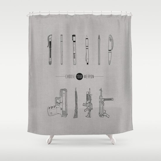 US AND THEM Shower Curtain