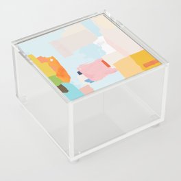 solving world hunger with pretty shapes Acrylic Box