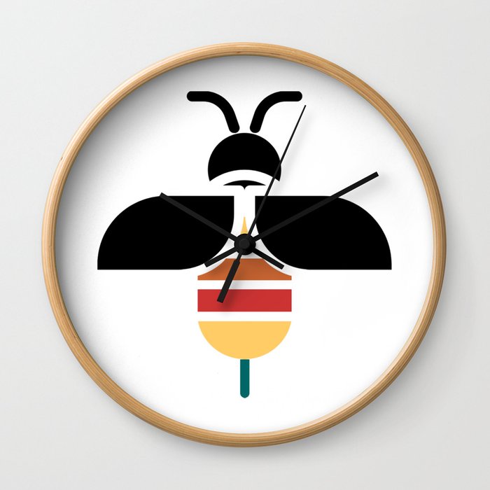 Hive at Hocking Hills Bee Wall Clock