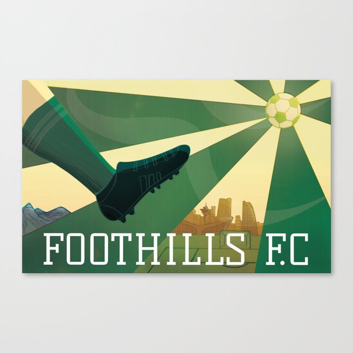 Foothills F.C. Canvas Print