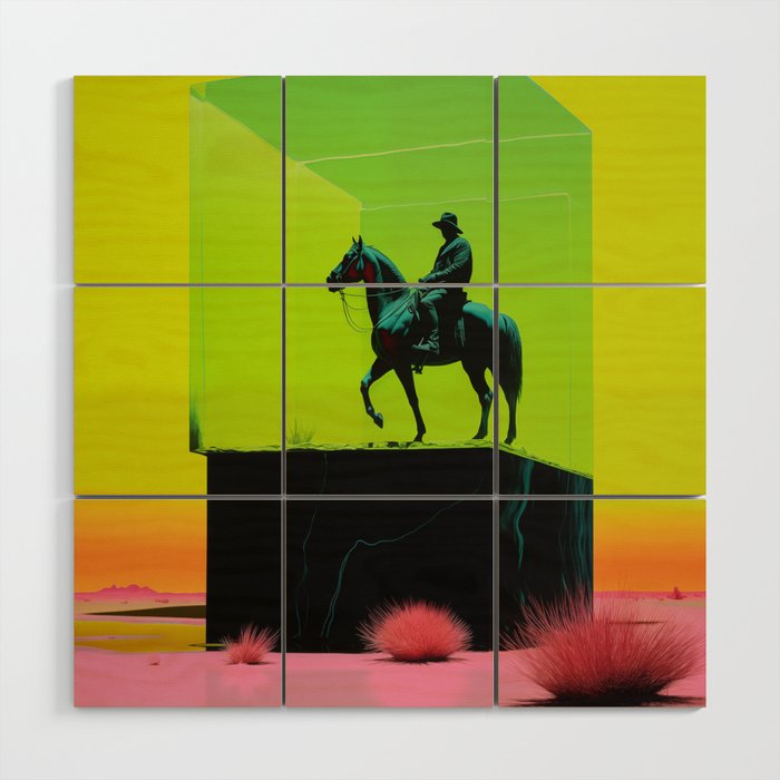 Neon West • Monumental  Wood Wall Art