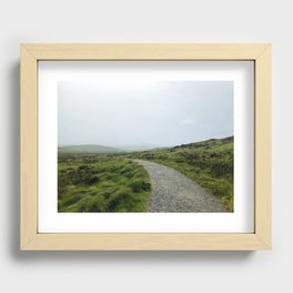 Rainy Hike Recessed Framed Print