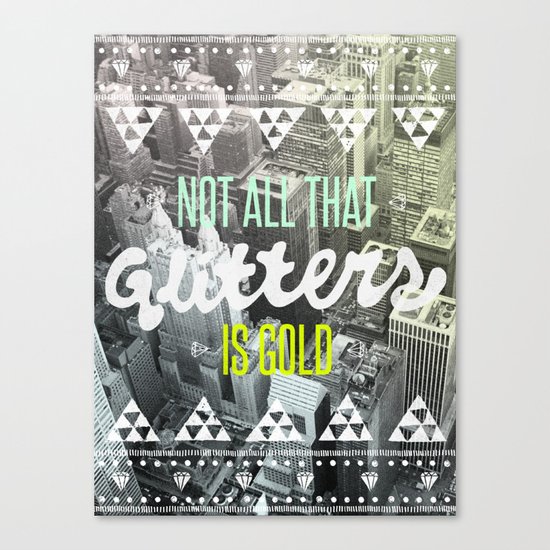 GOLDEN Canvas Print