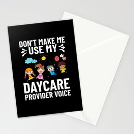 Daycare Provider Childcare Babysitter Thank You Stationery Card