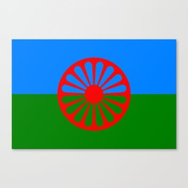 Romani Flag Canvas Print