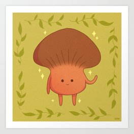 Mushroom Guy Art Print