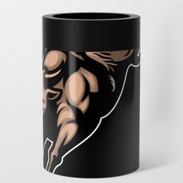 Rodeo Bull Riding Can Cooler