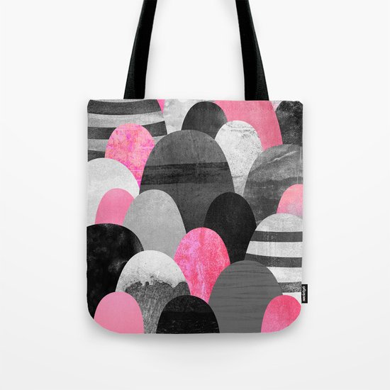 Pink Rocks Tote Bag