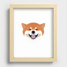 Shiba Inu Decal Recessed Framed Print