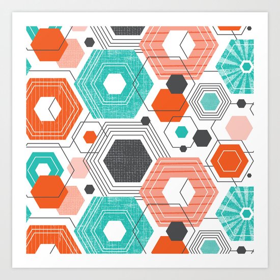 Too Hip To Be Square Art Print