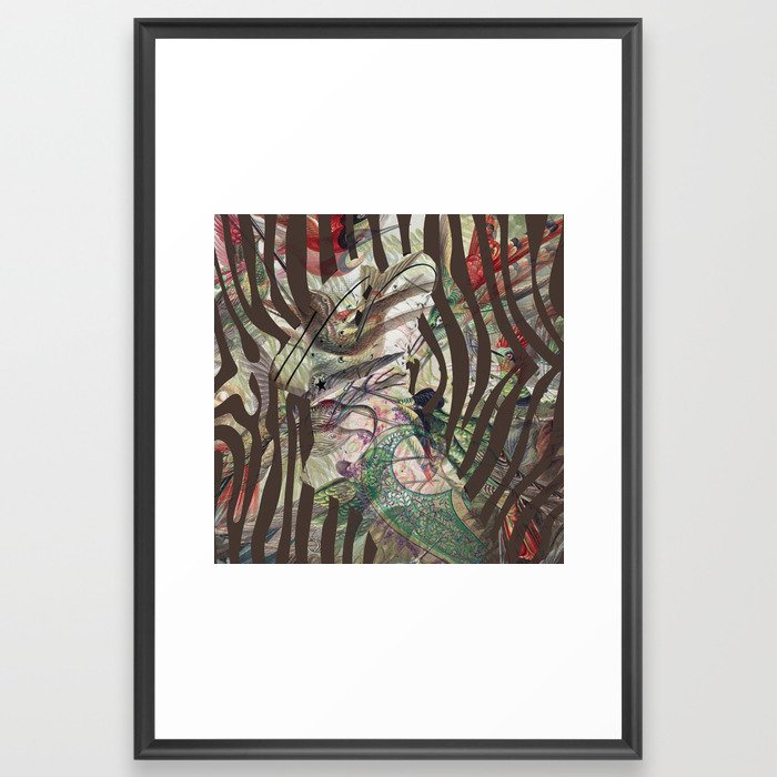 connection in Framed Art Print