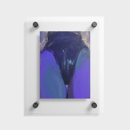 Dancing in the blue Floating Acrylic Print