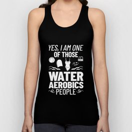 Water Aerobic Aqua Aquafit Fitness Workout Unisex Tank Top
